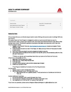 Axalta eNews Summary December